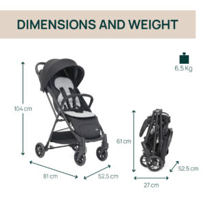 Silla de paseo TAORMINA de CHICCO  Charcoal grey