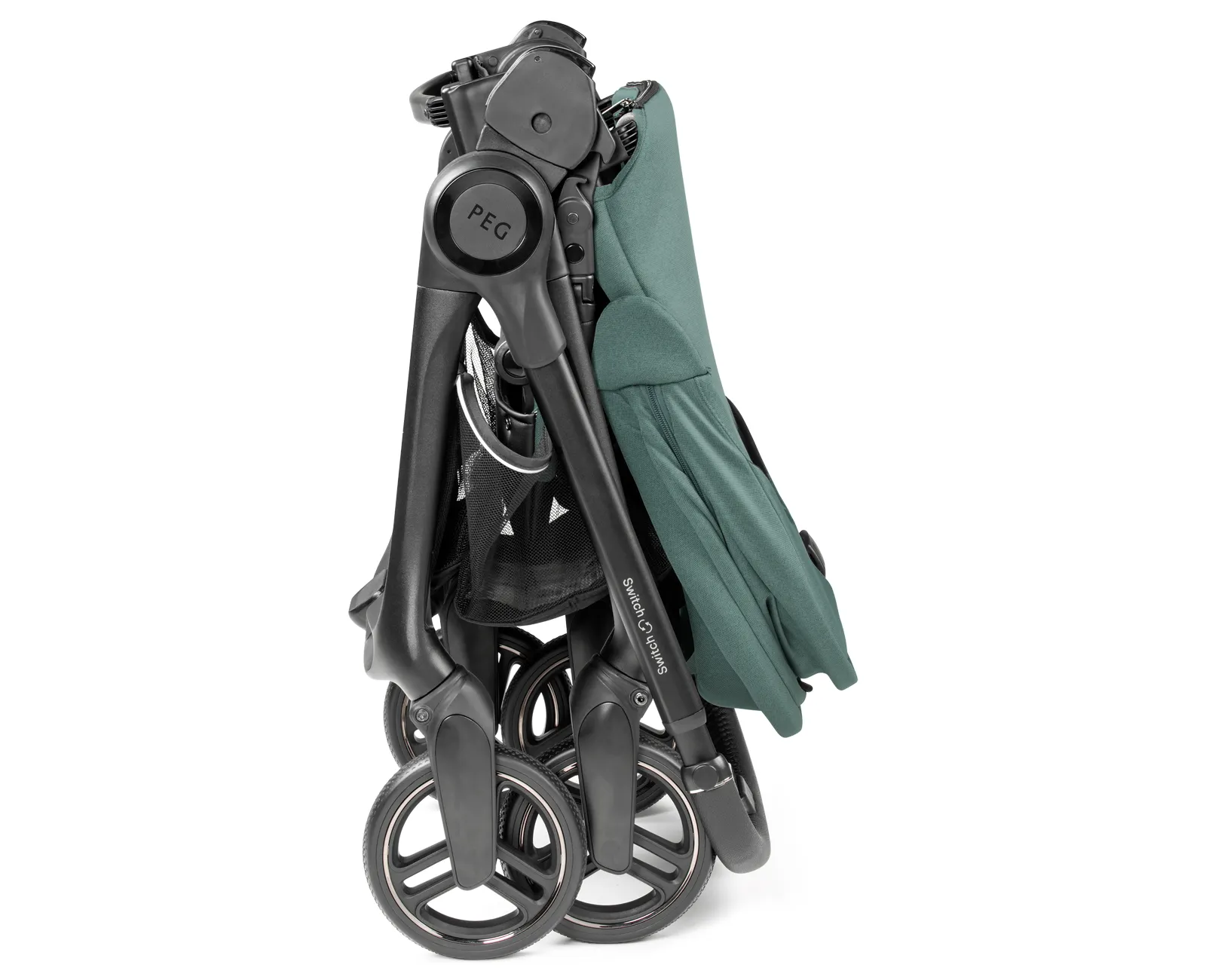 Trío SWITCH modular con culla flex y silla auto viaggio SLK en color JADE - Imagen 8