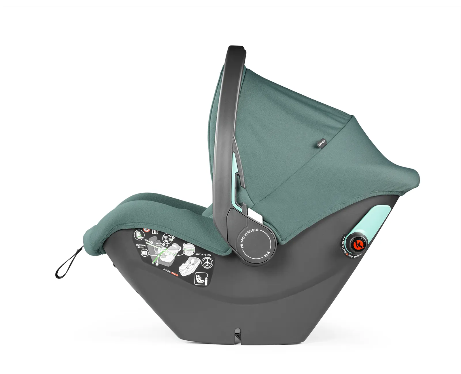 Trío SWITCH modular con culla flex y silla auto viaggio SLK en color JADE - Imagen 3