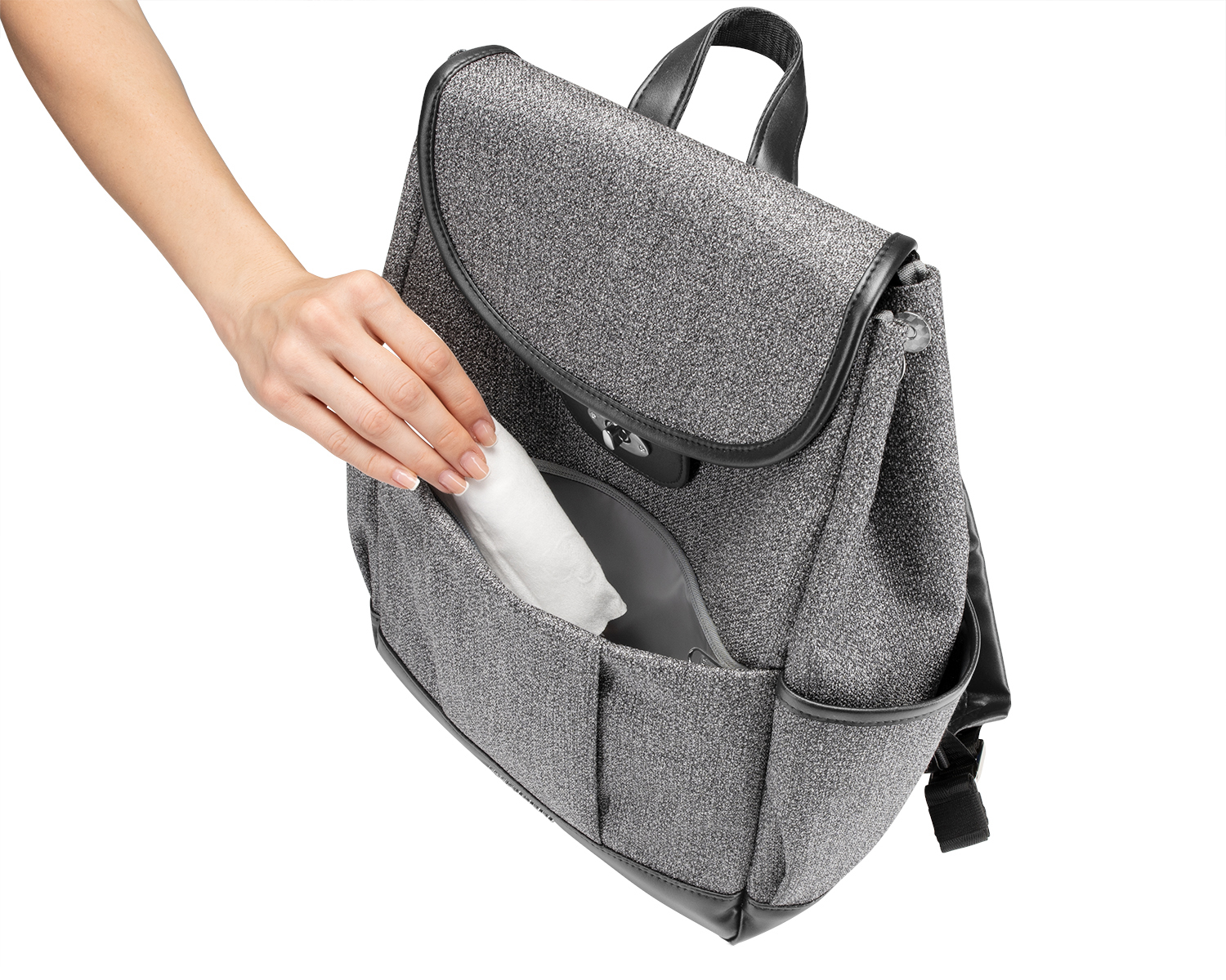 Bolsa de mamá MORICE Gris - Imagen 6