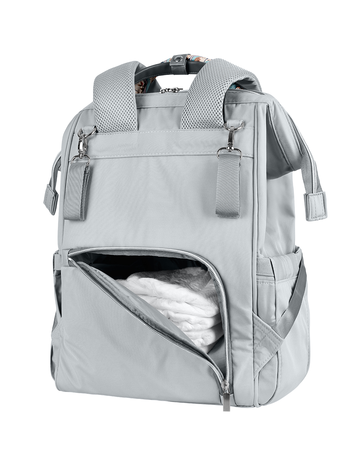 Bolso de mamá MYLA Gris - Imagen 6