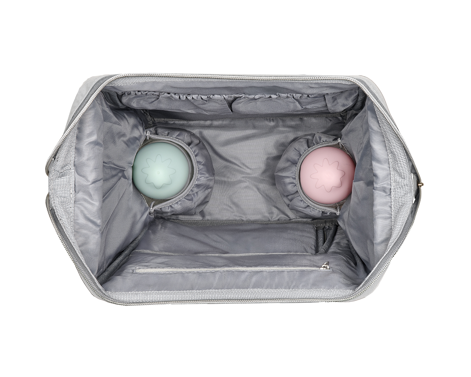 Bolso de mamá MYLA Gris - Imagen 8