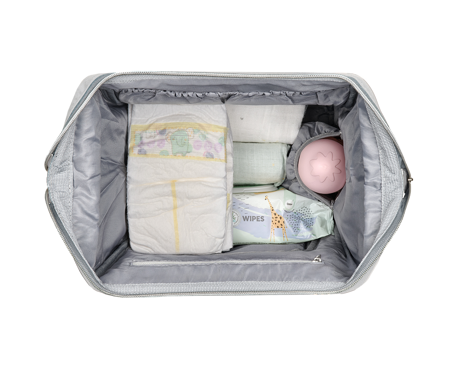 Bolso de mamá MYLA Gris - Imagen 10