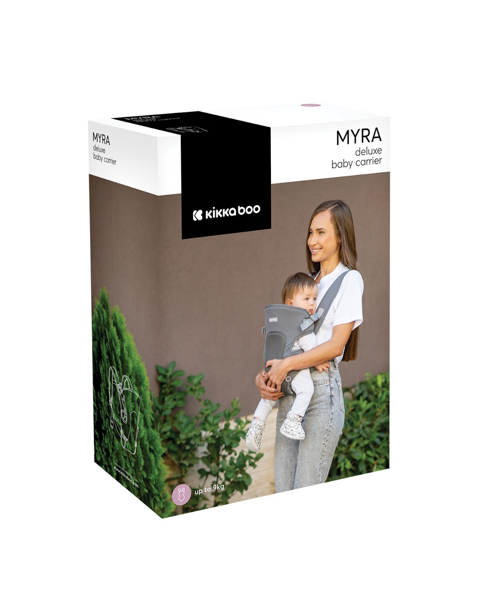 Portabebés MYRA MESH GRIS - Imagen 4