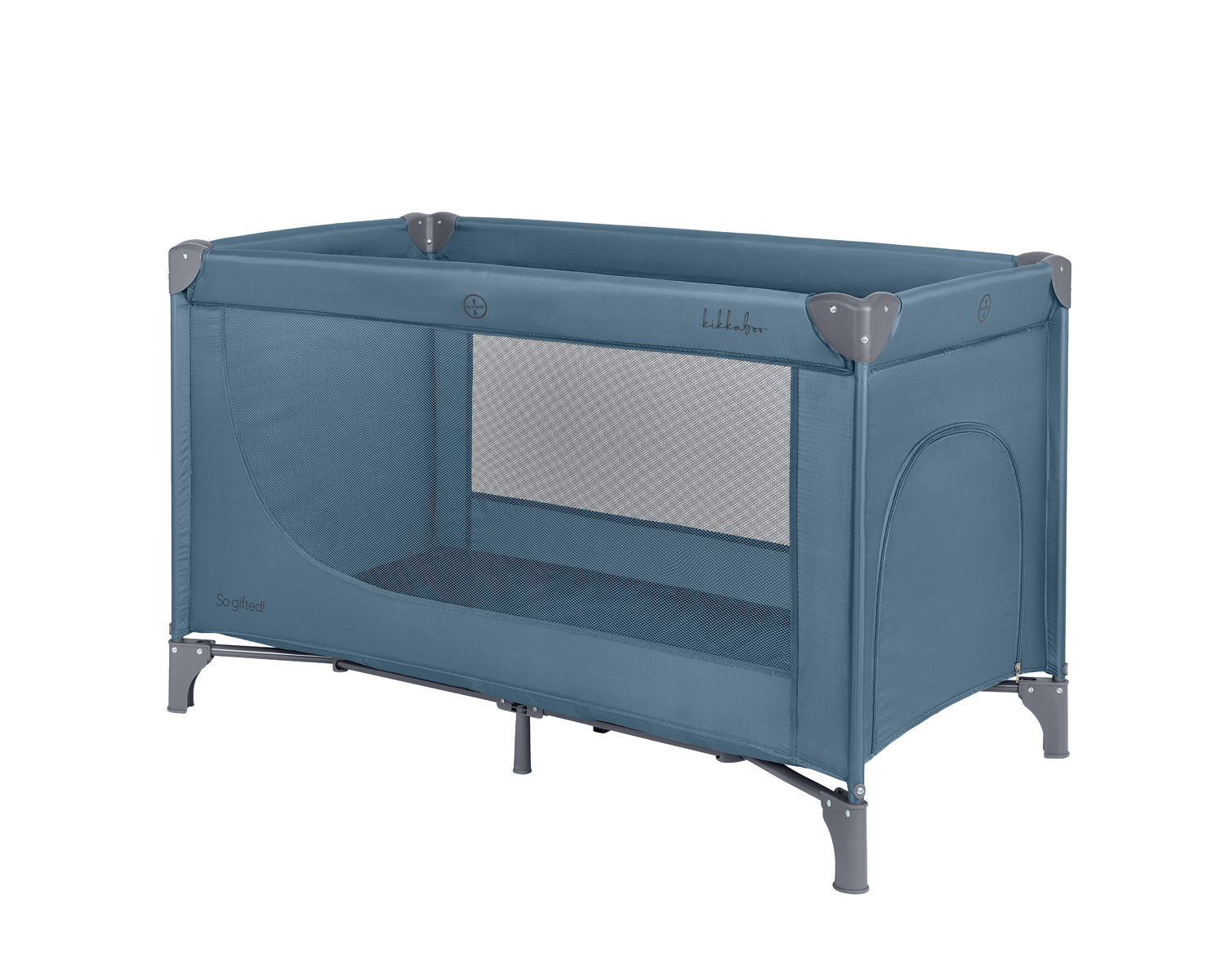 Cuna de viaje de 1 nivel SO GIFTED AZUL 2026
