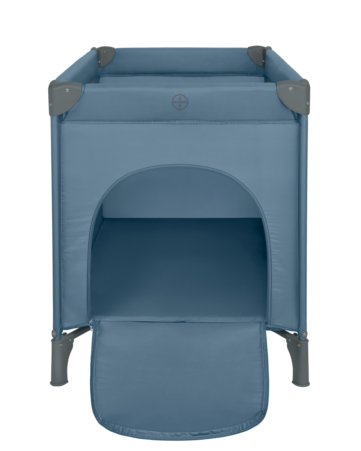 Cuna de viaje de 1 nivel SO GIFTED AZUL 2026 - Imagen 5