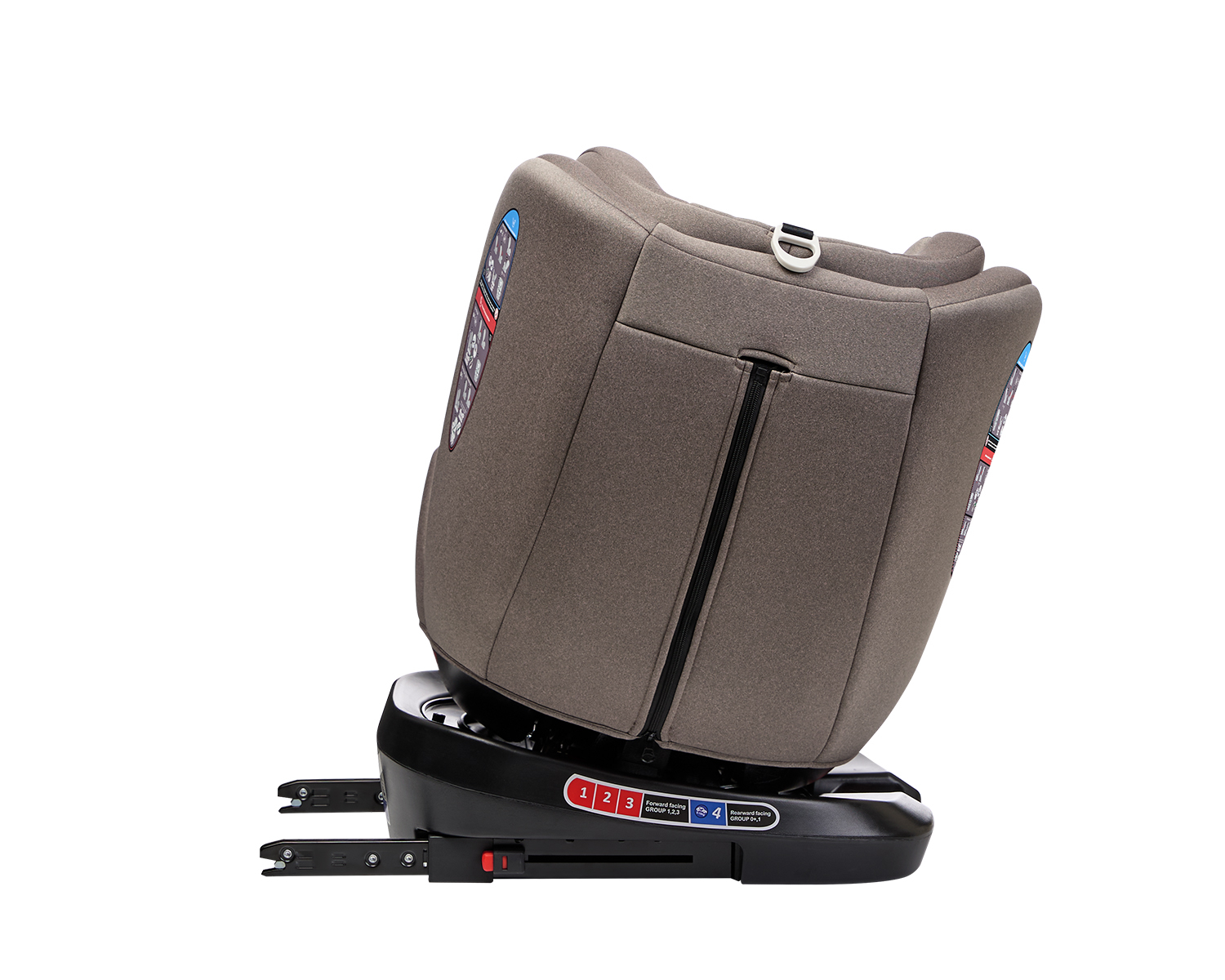 Silla de coche 40/150cm I-TRIP I-SIZE BEIGE - Imagen 11