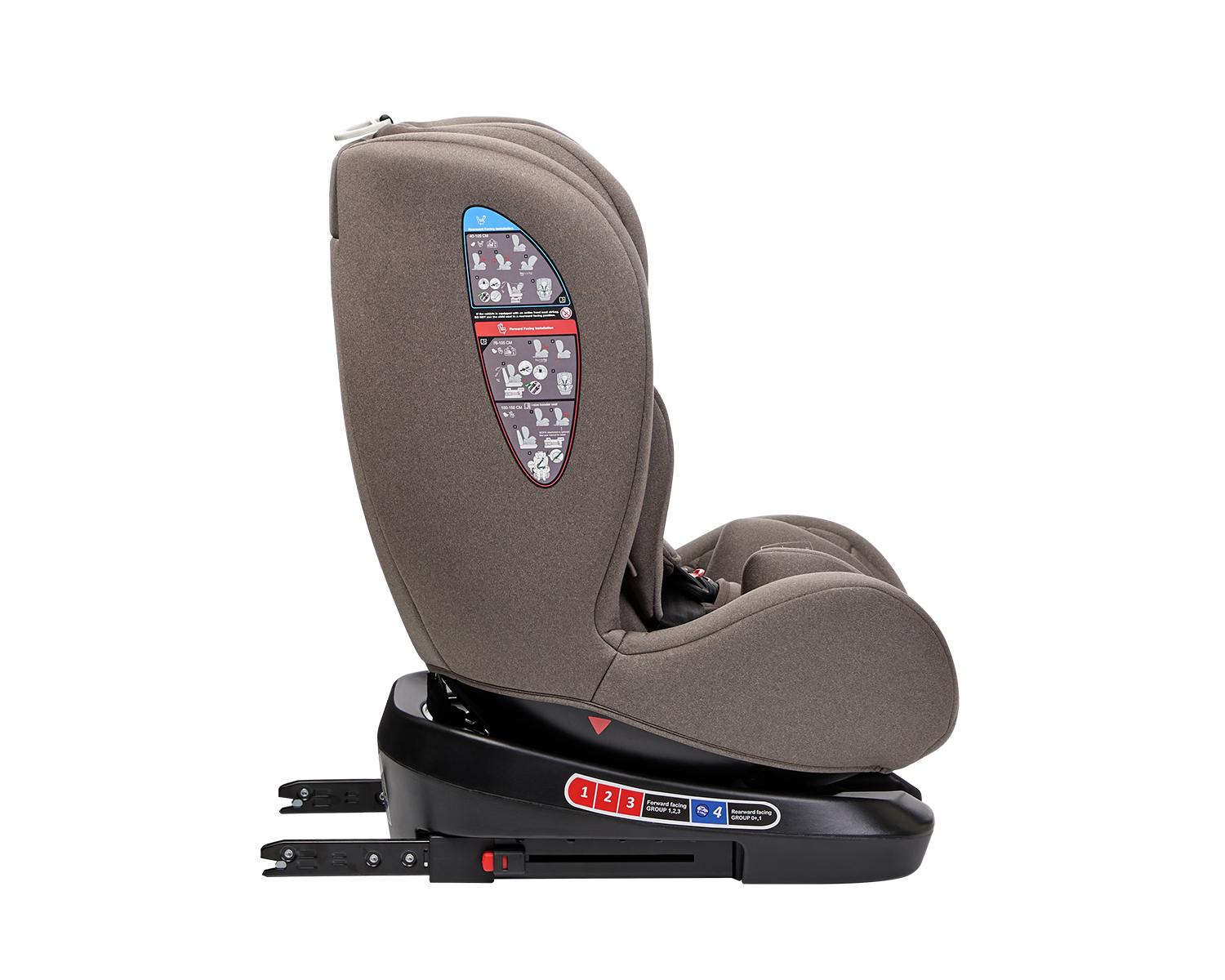 Silla de coche 40/150cm I-TRIP I-SIZE BEIGE - Imagen 7