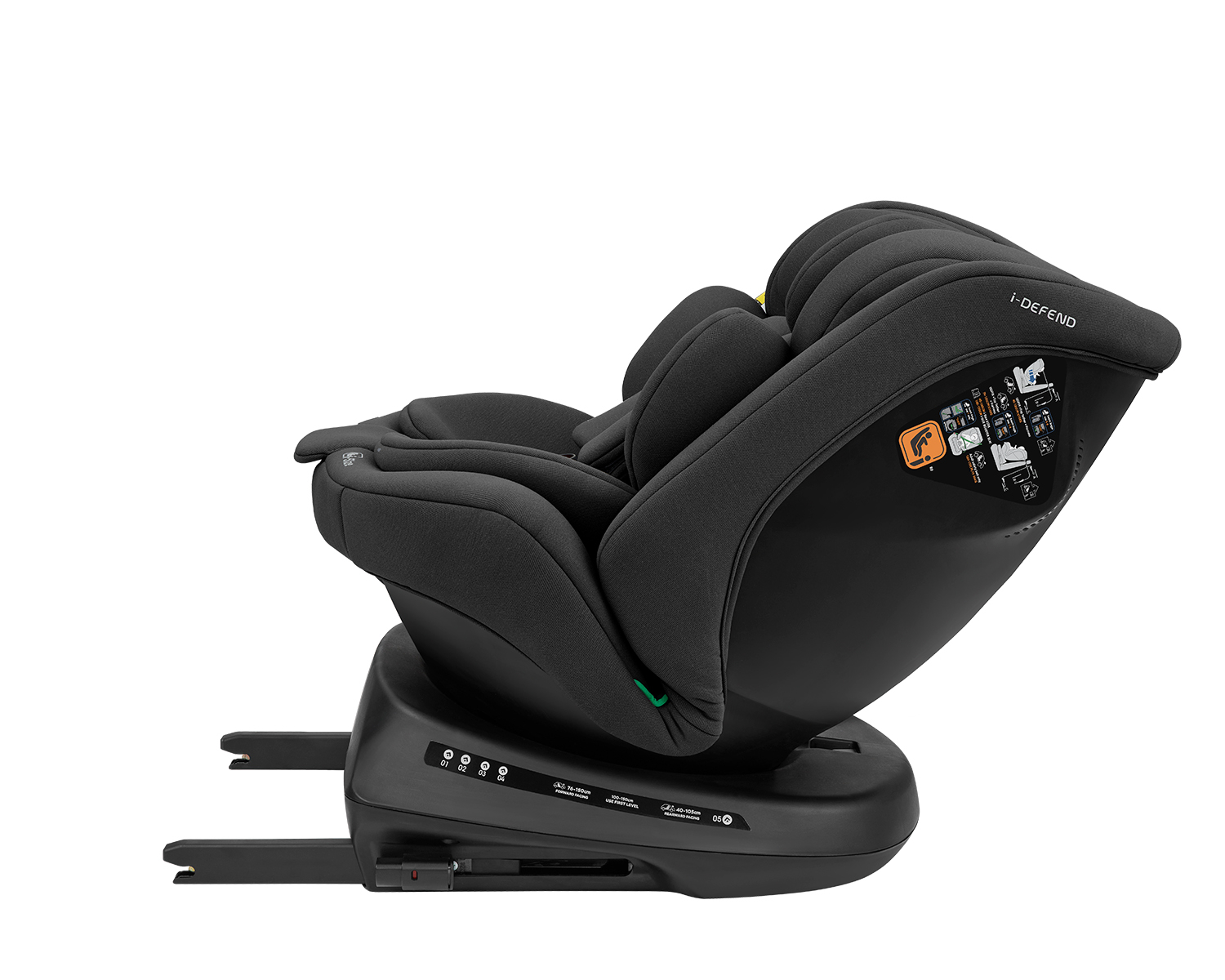Silla de auto 40-150 CM I-DEFEND I-SIZE Negro - Imagen 11