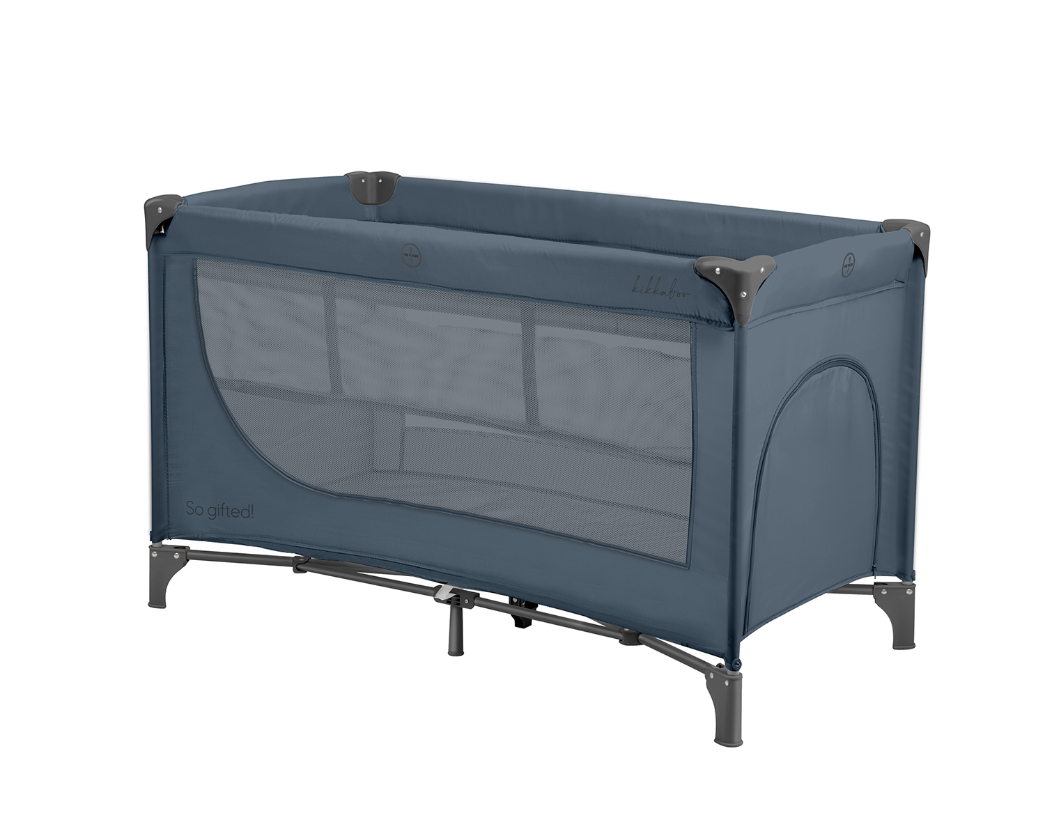 Cuna de viaje de 2 niveles SO GIFTED AZUL 2026