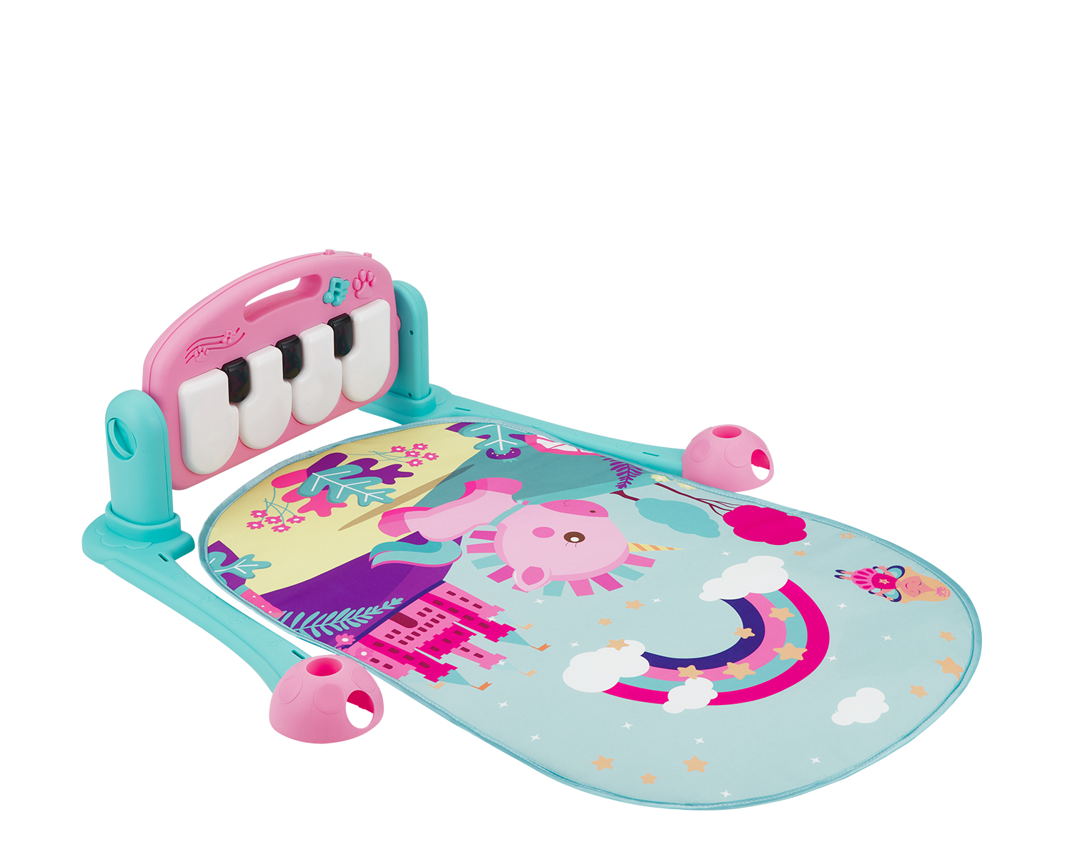 Alfombra de juegos con piano PINK RAIMBOW - Imagen 4