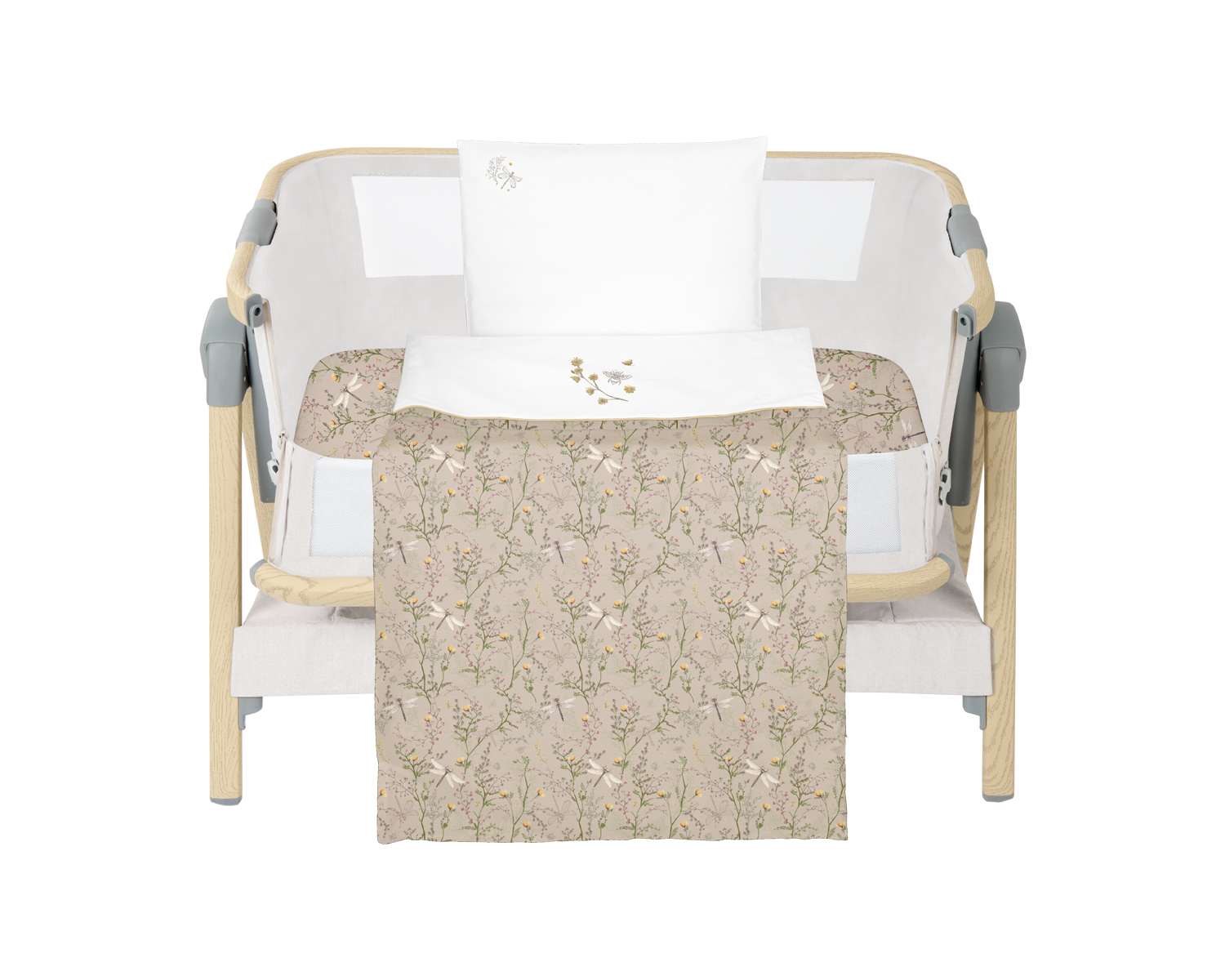 Juego para minicuna 3piezas SECRET GARDEN Beige