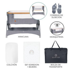 Minicuna de colecho STELLA GREY