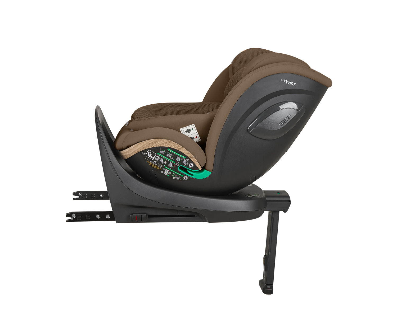 Silla de coche 40/150cm I-TWIST I-SIZE Coffe 2026 - Imagen 5