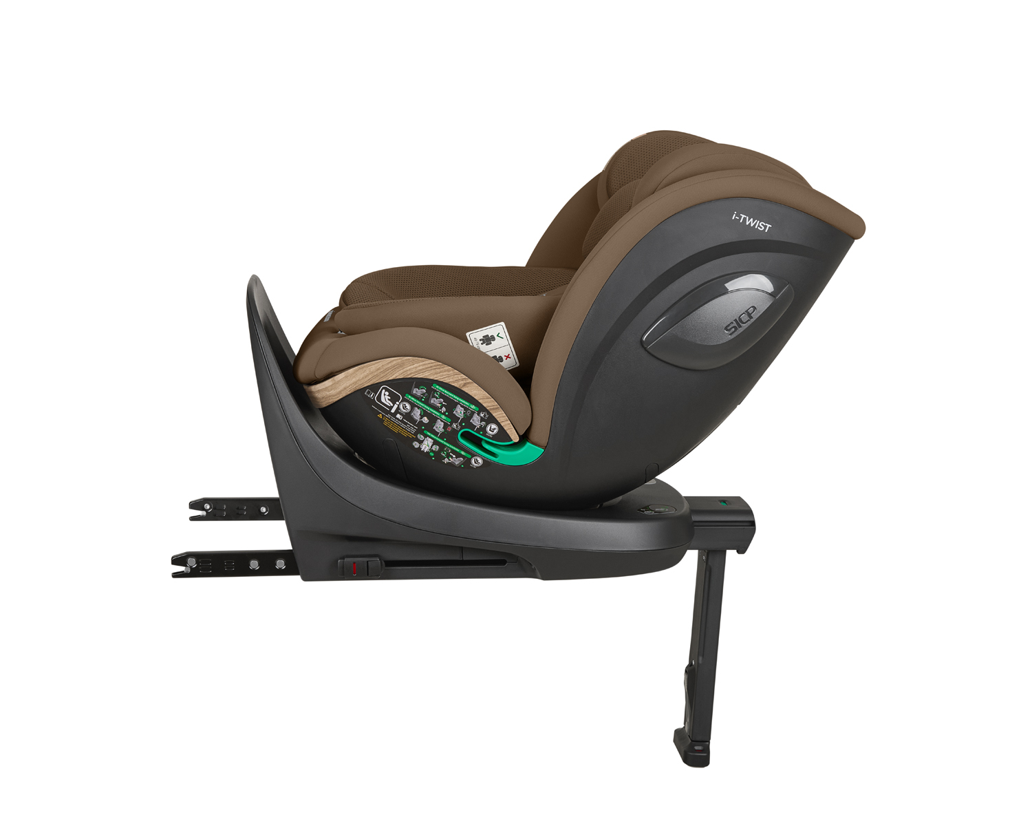 Silla de coche 40/150cm I-TWIST I-SIZE Coffe 2026 - Imagen 6