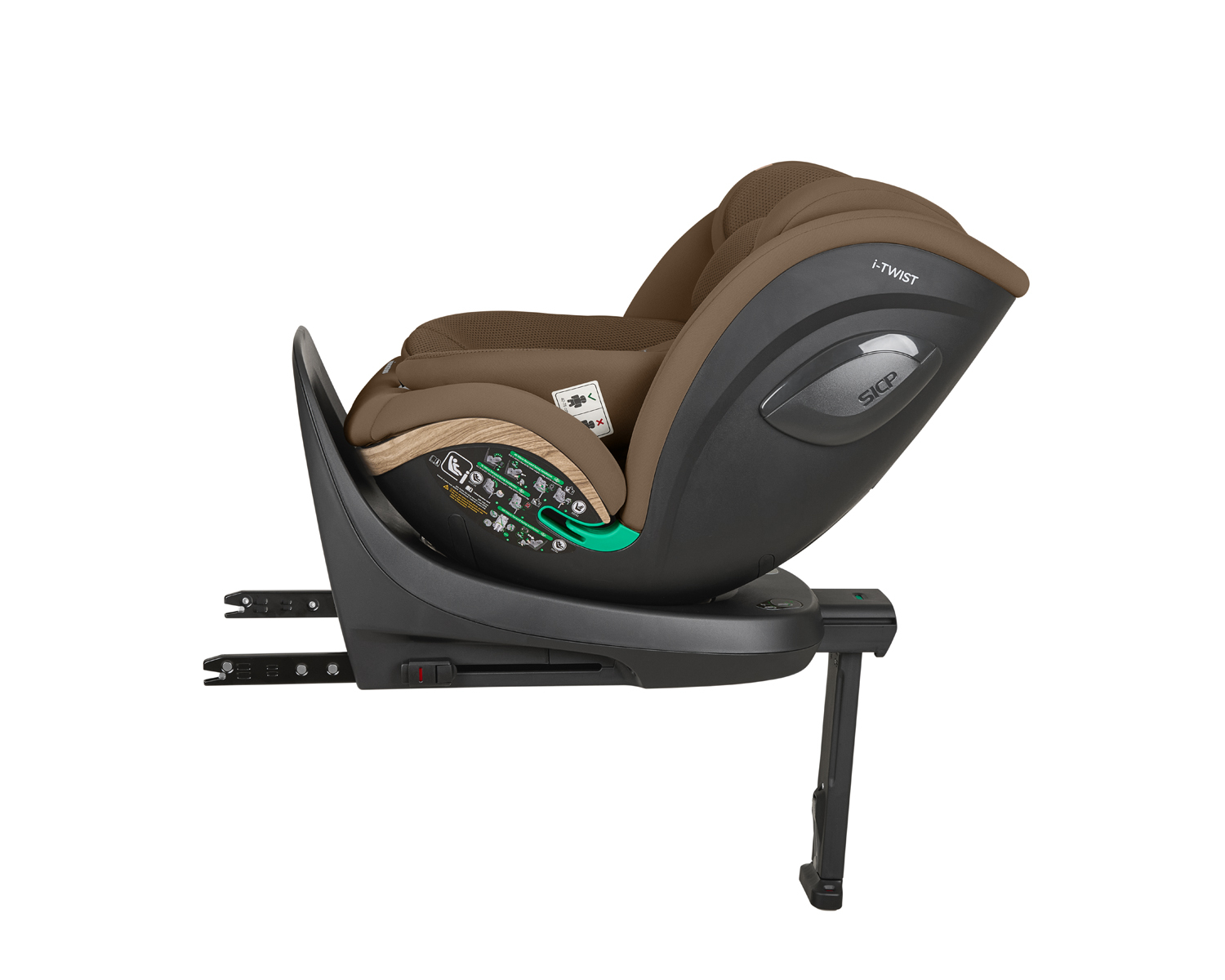 Silla de coche 40/150cm I-TWIST I-SIZE Coffe 2026 - Imagen 7
