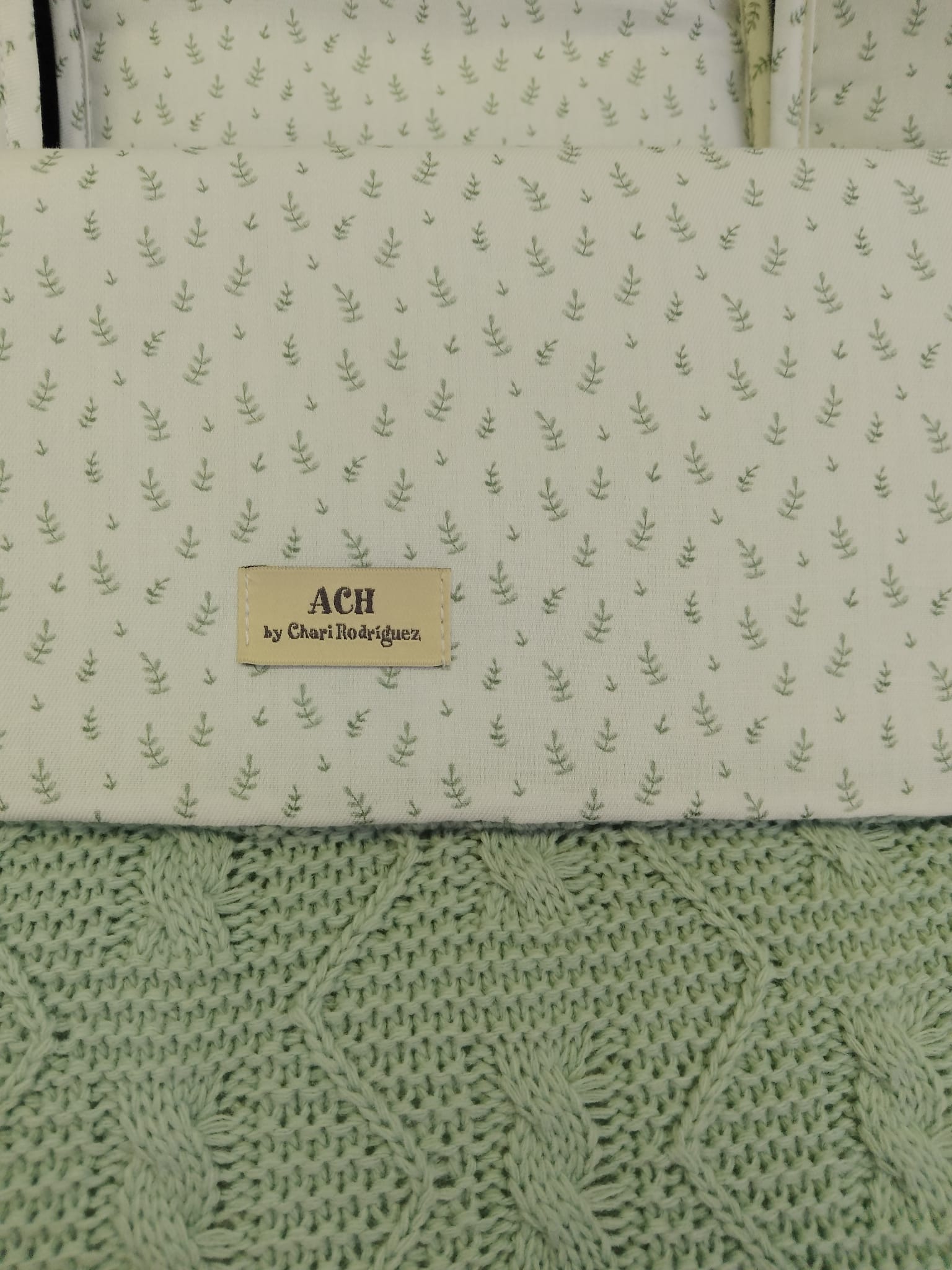 Saco para silla 545 MUSGO Menta de Artesanías Chari - Imagen 2