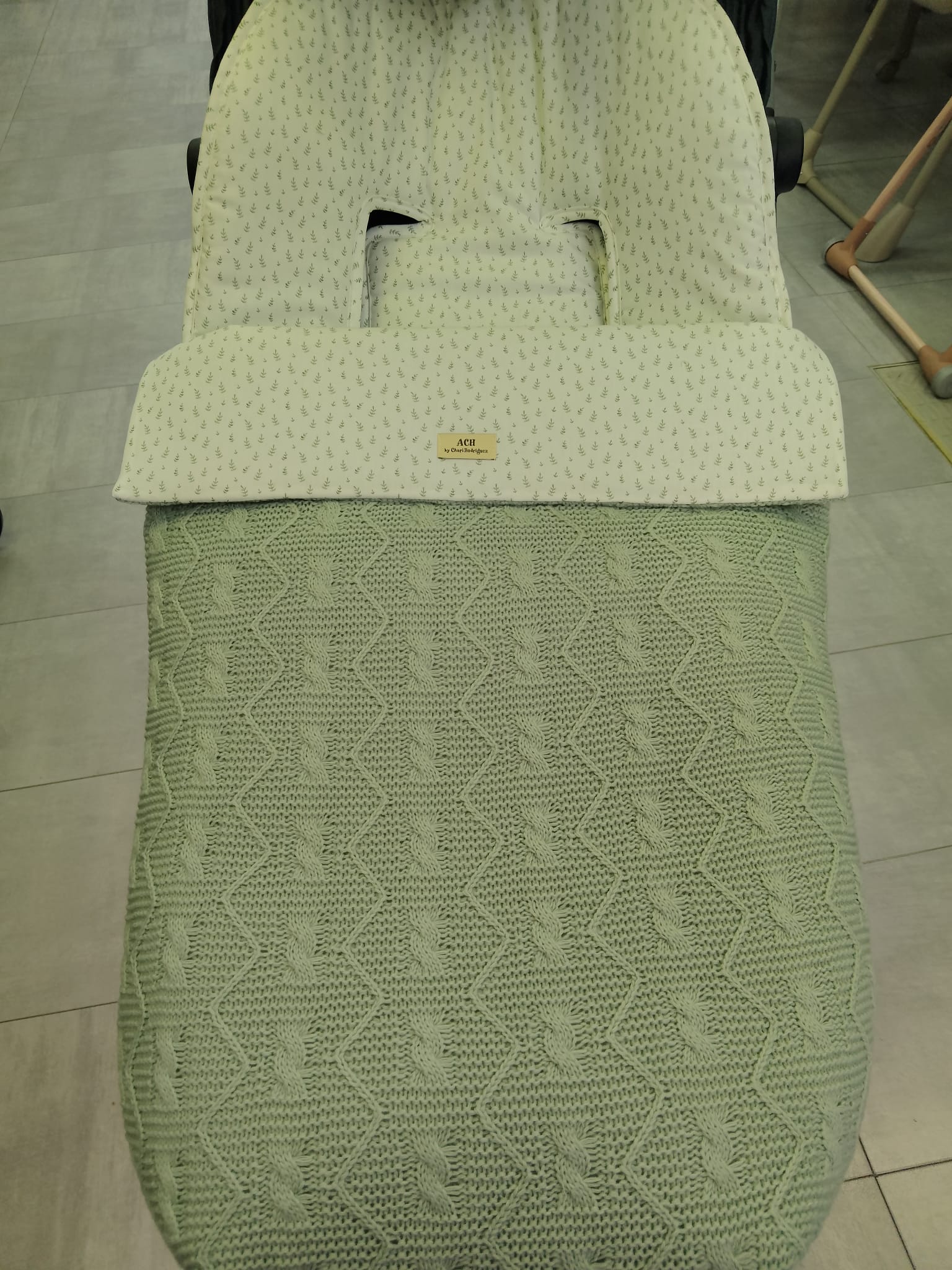 Saco para silla 545 MUSGO Menta de Artesanías Chari