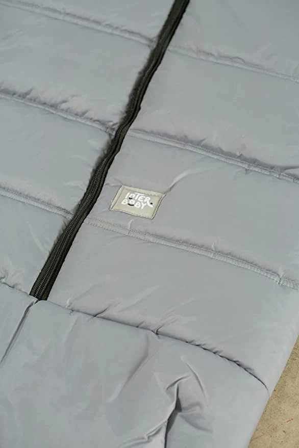 Saco liso gris impermeable Interbaby - Imagen 3
