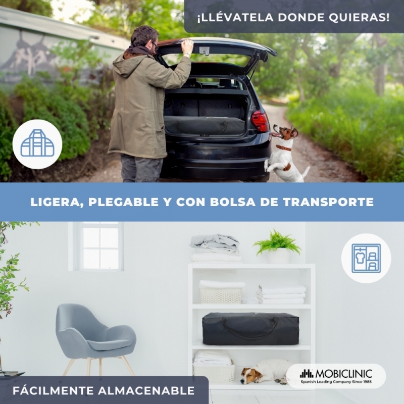 Cuna de viaje con cambiador 3 en 1 Caelum Mobiclinic - Imagen 6